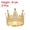 Gold, variant on Unique Bargains Mini Crown Cake Toppers, Alloy Queen Tiara for Cake Decor Silver