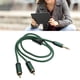 thumbnail image 1 of Cable Divisor En Y De 3,5 Mm, Adaptador De Cable Auxiliar De 3,5 Mm, Sonido Estéreo De Alta Fidelidad De 1,64 Pies Para Reproductor De MP3, 1 of 7