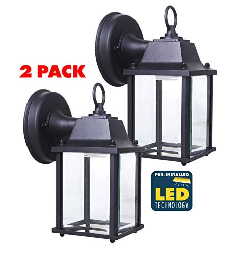 LIT-PaTH LED Outdoor Post Light Pole Lantern Lighting Fixture 9.5W 800 Lumens... 