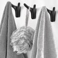 thumbnail image 5 of 3 Pieces Double Hook Coat Rack, Animal Head Hook,metal, Durable, Wall Mountable(black), 5 of 5