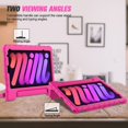 thumbnail image 3 of Allytech Kids Case for New iPad Mini 6th Generation 8.3 Inch 2021, iPad Mini 6 Case for Kids, Shockproof Convertible Handle Stand Protective Kids Case for Apple iPad Mini 6 8.3" 2021, Rose, 3 of 8
