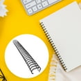 thumbnail image 2 of 100 Pcs Wire Binding Spines, 3/8 Inch Double Loop Wire Binding, 2:1 Pitch Binding Wire, Rings for Binders, Metal Coil Design for File or Notebook Binding, 2 of 5