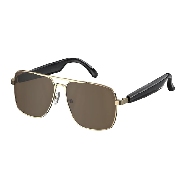 GJX Sun Glasses,Translation Smart Glasses,Open Design Bluetooth Glasses for Men and Women with Audio and Video Calls,Simultaneous Interpretation for Hiking,Driving,Cycling