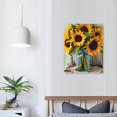 thumbnail image 2 of Pratyus Sunflowers Canvas Wall Art Home Decor for Living Room Bathroom Bedroom Office, Perfect Gift for Home and Office Decoration 16x20in, 2 of 5