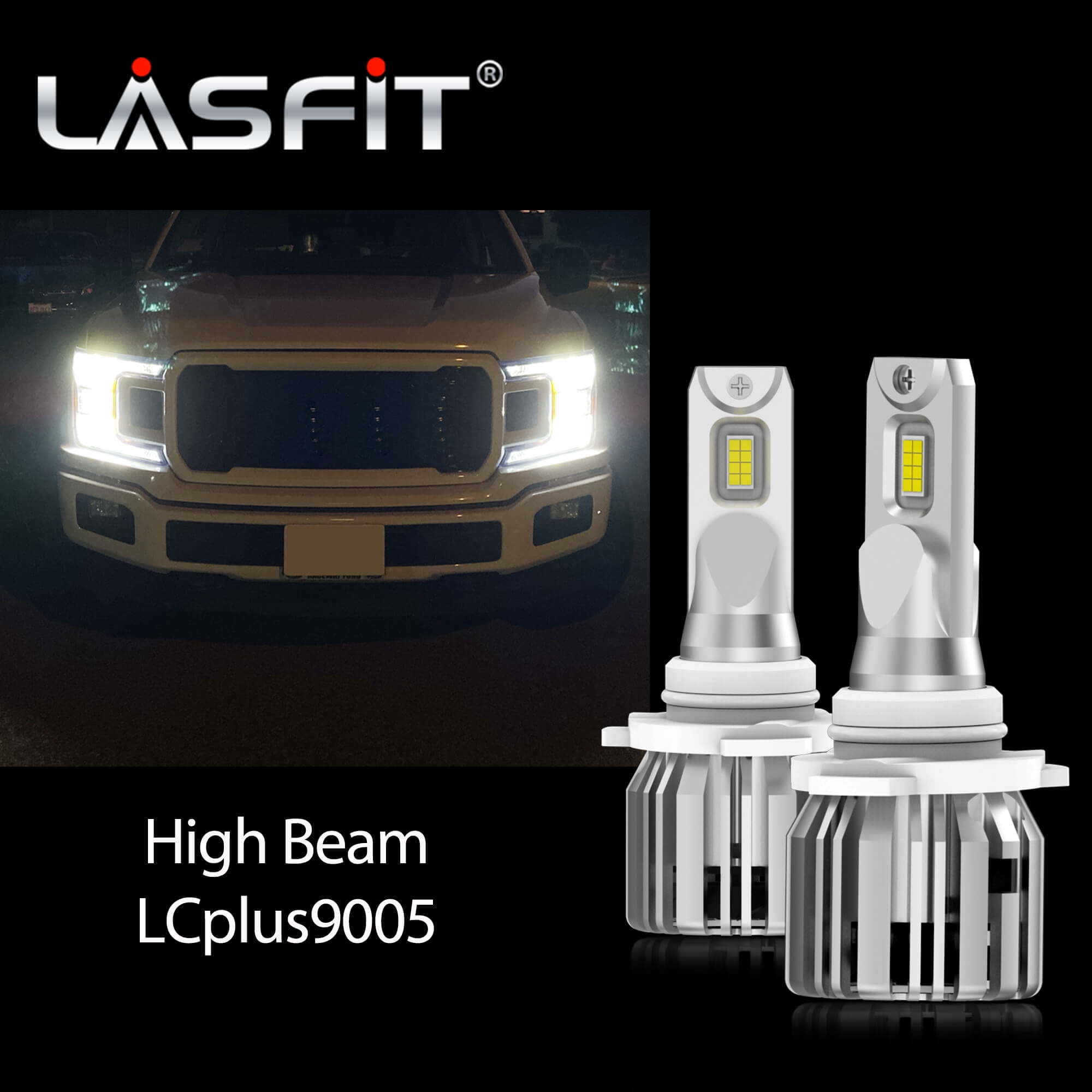 2019 Upgrade H1 2000W White LED Car Headlight High Low Beam Conversion Bulbs Kit 