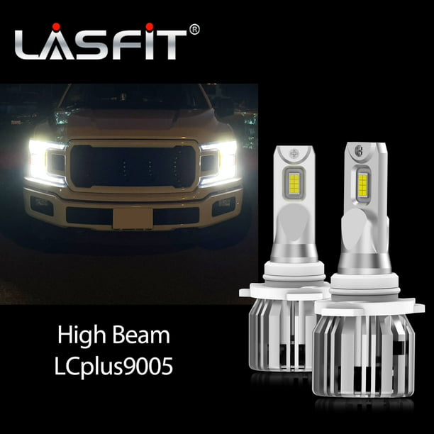 meditativ Urter Ledig Lasfit 9005/HB3 LED High Beam Headlight Bulbs Ford F-150 2015-2020-50W  5000LM 6000K, White (2Pcs) - Walmart.com