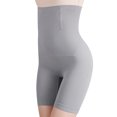 thumbnail image 4 of Defitshape Women's Butt Lifter Body Shaper Seamless High Wasit Tummy Control Firm Compression Boy Shorts Waist Trainer Thigh Slimmer Shapewear Shorts Underwear Grey Medium, 4 of 5