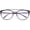 Black / Clear, variant on Women's Oversize Metal Cat Eye Glasses Crossbar Round Clear Flat Lens 61mm (Silver / Clear)