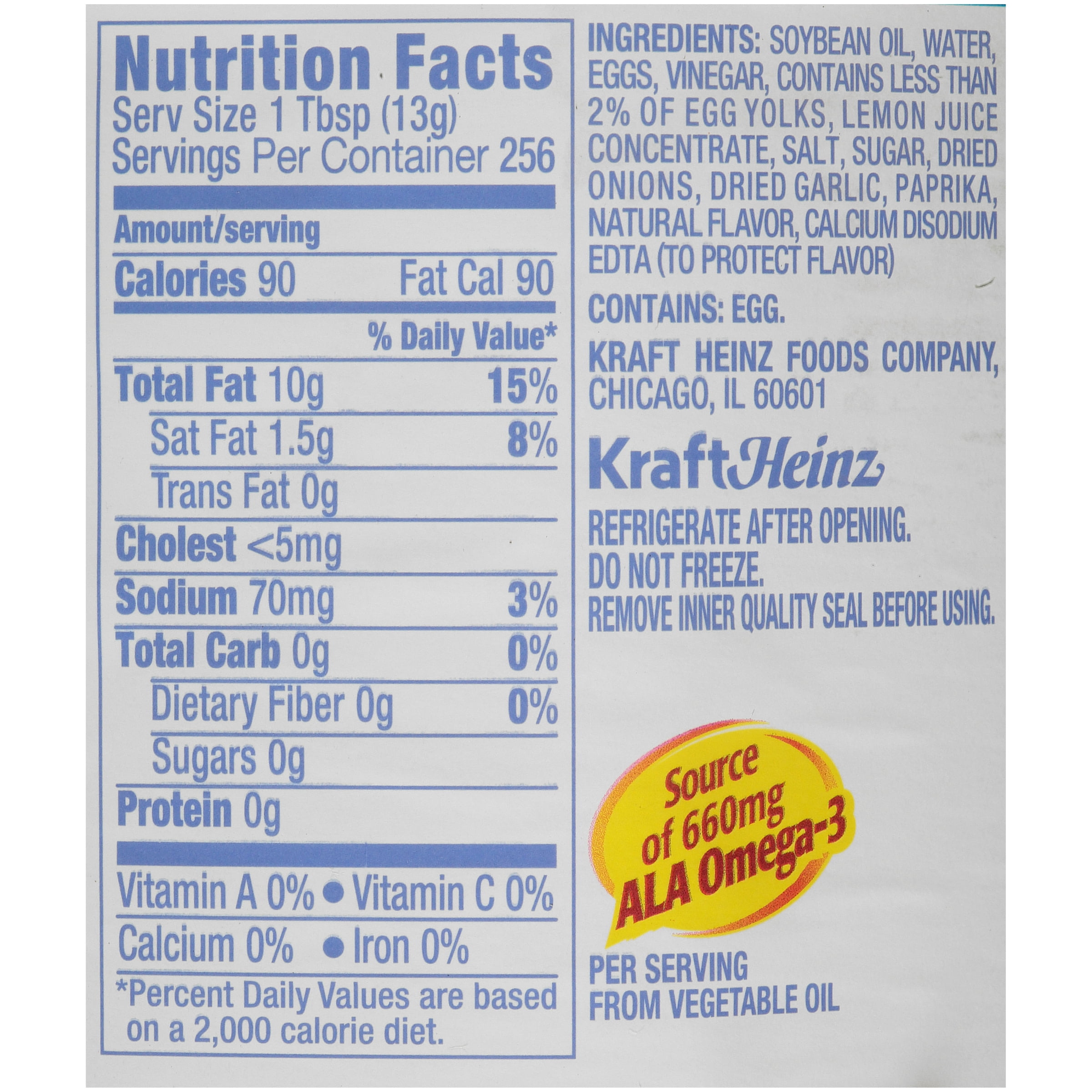 Kraft Real Mayo Creamy & Smooth Mayonnaise, 4 ct Casepack, 1 gal Jugs