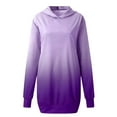 thumbnail image 5 of EQWLJWE Chandails à Capuche d'Automne pour Femmes, Chandail à Manches Longues, Robe Décontractée, Tunique Ample avec Poches, 5 of 5