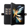 thumbnail image 5 of Dteck Wallet Case for Galaxy Z Fold 4 5G, Shockproof Magnetic Retro Credit Card Holder Flip Folio PU Leather Stand Protective Cover, Black, 5 of 7
