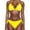 F-117Yellow, variant on ZHOGXU Women's Swimsuits Two Piece Solid Color Halter Neck Separate Top And Shorts Comfortable Stylish Bkinini Sets Swimwear For Beach Pool,Yellow,Xl