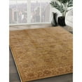 thumbnail image 2 of Ahgly Company Indoor Round Mid-Century Modern Dark Bisque Brown Oriental Area Rugs, 6' Round, 2 of 6