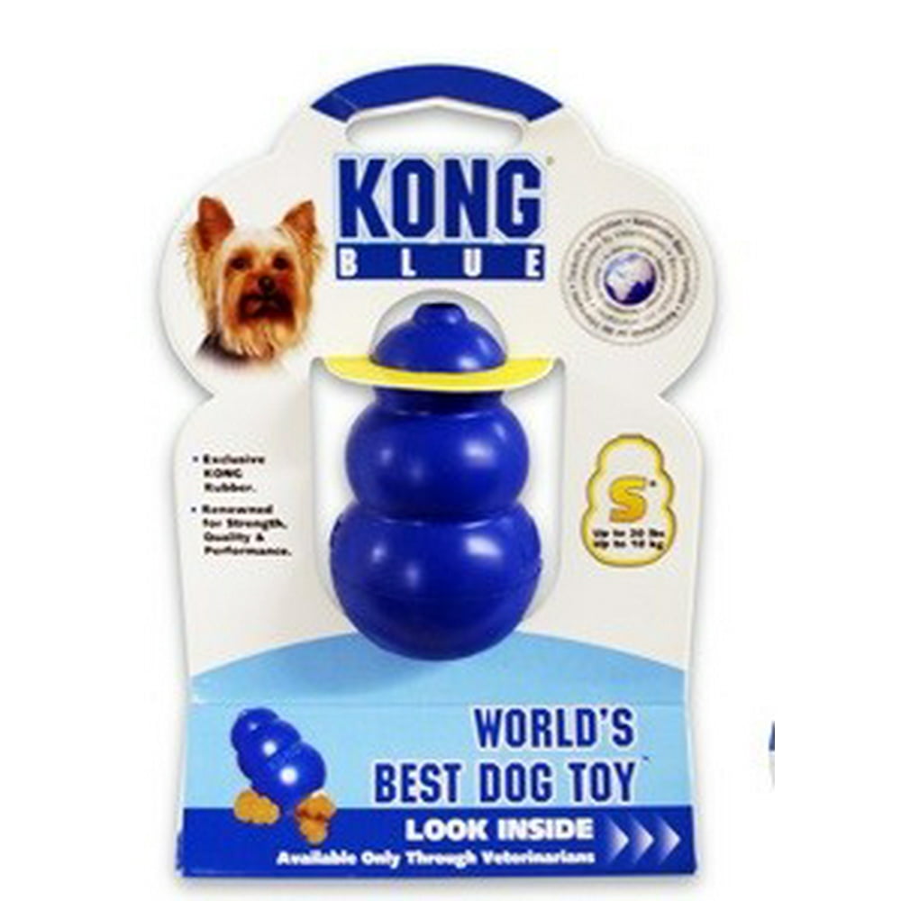 KONG Blue Toy for Small Dogs (Up to 20 lbs / Up to 10 kg) 1 Count by