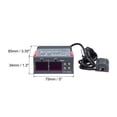 thumbnail image 2 of Controlador digital de temperatura y humedad LED digital Uxcell STC-3028 10A DC 24V, 2 of 6