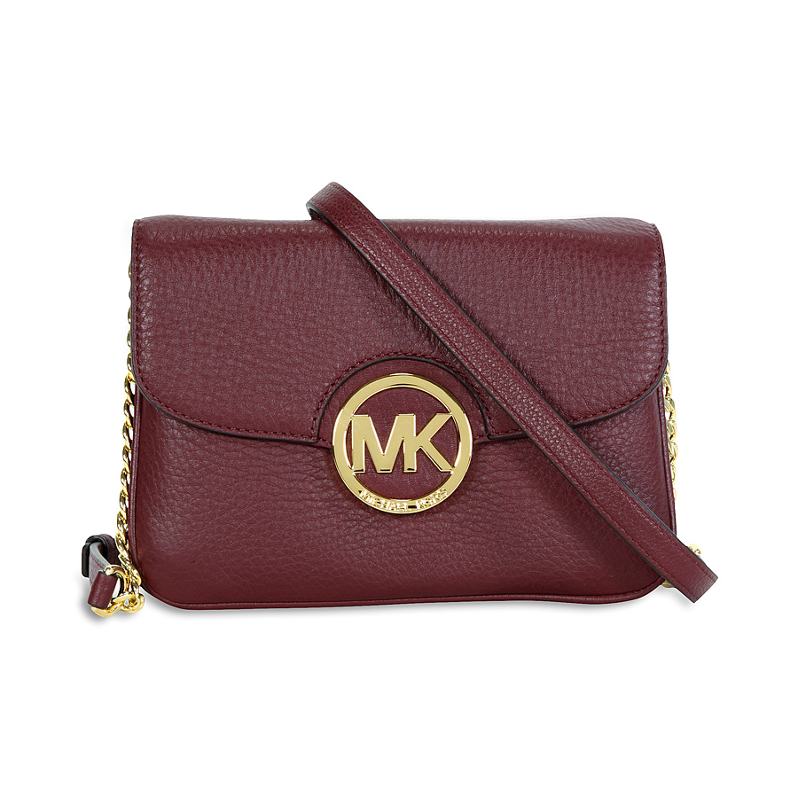 michael kors fulton leather messenger crossbody bag