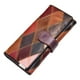 thumbnail image 5 of Cartera larga para mujer, monedero con cremallera, bolsillo multicolor de piel sintética, bolsillo para dinero en efectivo estilo D, 5 of 9