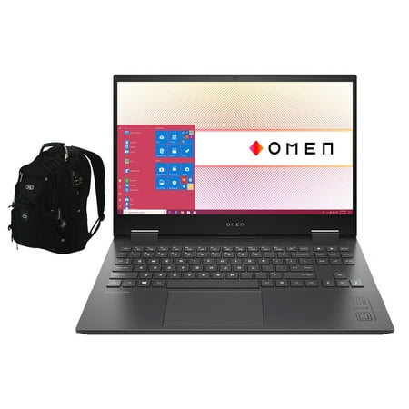 HP OMEN 15z-en100 Gaming/Entertainment Laptop (AMD Ryzen 9 5900HX 8-Core, 15.6in 144Hz Full HD (1920x1080), Win 10 Home) with Travel/Work Backpack