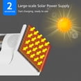 thumbnail image 4 of 2x Sistema de sensor de movimiento para exteriores 0dB con control remoto Zulema alarma solar, 4 of 8