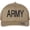 Khakii, variant on ARMY Embroidered Trucker Hat | US Army Military Text Structured Mesh Back Baseball Cap (Khakii)