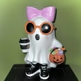 thumbnail image 5 of WKSCLPAI Halloween ghost statue,Cute ghost figurine,Purple Halloween decoration,Indoor/Outdoor Resin Figurine,Spooky Party Prop & Gift, 5 of 8