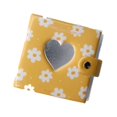 thumbnail image 1 of Álbum de fotos de carpeta de 3 pulgadas con agujero para colgar, corazón de amor hueco, organizador de 20 páginas, tarjeta de identificación, Almacenamiento y organización del hogar Amarillo Naiovety HA074576-03, 1 of 6