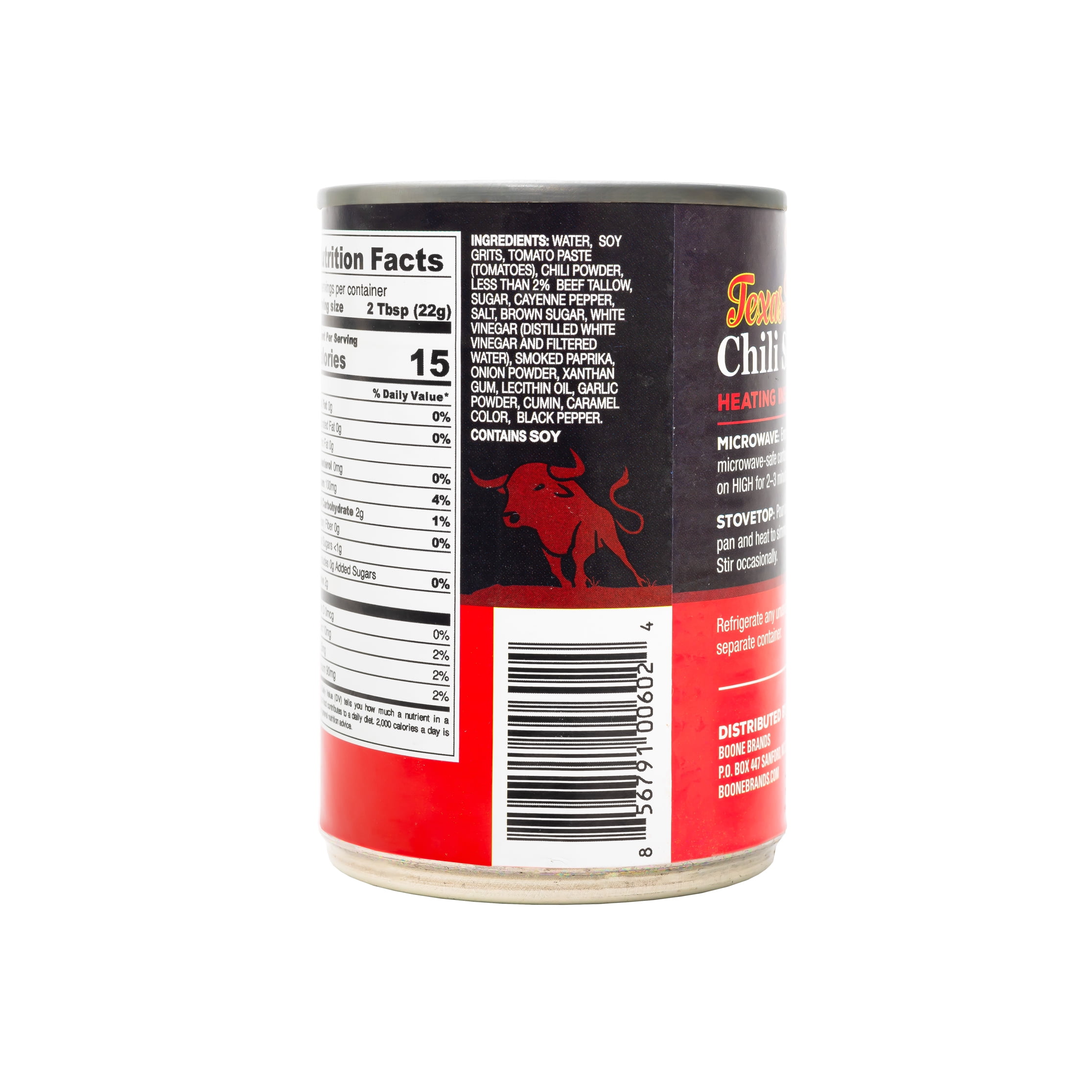 (24 pack) Texas Tailgate Hot Chili Sauce for Burgers & Dogs, 10 oz Can – Tailgate-Ready Topping
