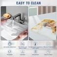 thumbnail image 4 of 4 Pcs Silicone Food Dehydrator-Trays with Edge, 4 Pcs Mesh Dehydrator Mats,Reusable Non Stick Silicone Dehydrator Sheets (9.45x 9.45in) for Liquids,Fruit Leather,Herbs,Meat and Yogurt, 4 of 7