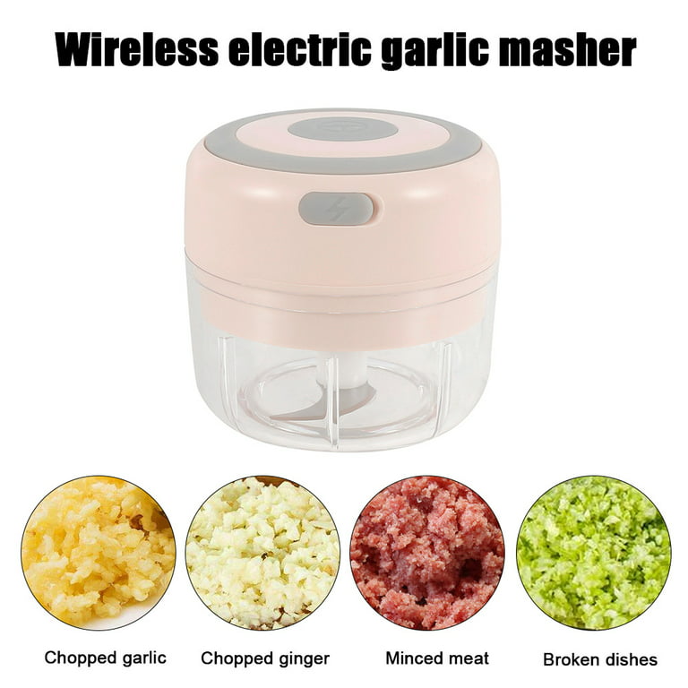HOTBEST Electric Mini Garlic Choppers Meat Grinder Crusher For Nut Fruit  Vegetable Food 