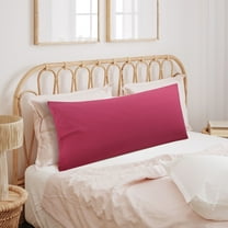 PiccoCasa Body Pillowcase 1800 Series Brushed Microfiber Long Pillowcase Burgundy 20"x48"
