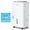 55 pt, variant on Waykar 150 Pint Dehumidifier with Built-in Pump, No Daily Emptying for 7,000 Sq. Ft., Continuous Drain, Auto Defrost, 50 Pint DOE Energy Star