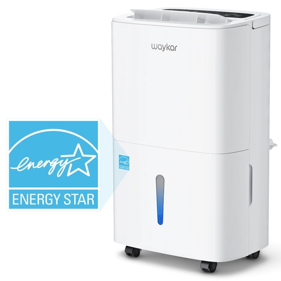 15 Pints 4000 Sq. Ft Home Dehumidifier for Basements and Extra Large Rooms with Drain Hose, Water Tank and Reusable Air Filter, Max 55 Pint