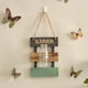 thumbnail image 1 of Jarrón Decorativo de Madera para Pared | Maceta Hidropónica de Vidrio con Cuerda Gruesa para Colgar | Decoración Rústica y Natural para El Salón | Portaflores Versátil para Flores Secas o Frescas | D, 1 of 6