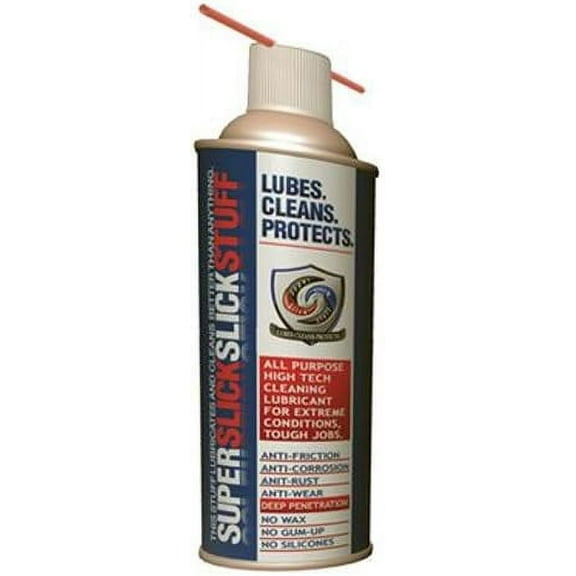 Super Slick Stuff Non-Petroleum Base Cleaner/Lubricant, 3 x 11 oz - Machine Lubricant, Prevent Corrosion