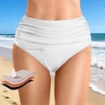 thumbnail image 2 of XIYON Bikini Bottoms For Women Comfortable High Waisted Solid Color Maternity Friendly Separate Swimwear Bottom Ladies Swimwear Fashion, 2 of 8