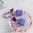 thumbnail image 1 of Pour Étui AirPods Pro - Étui de Protection Souple Mignon Unique avec Chaîne de Poignet pour Étui de Recharge Sans Fil AirPods Compatible avec AirPods pour Filles Ados Enfants, 1 of 8
