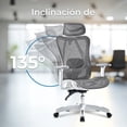 thumbnail image 4 of Silla Ejecutiva Acteck FLOE PLUS EC727 Ergonomica Reclinable 135° 120kg Reposabrazos 3D Blanco, 4 of 6