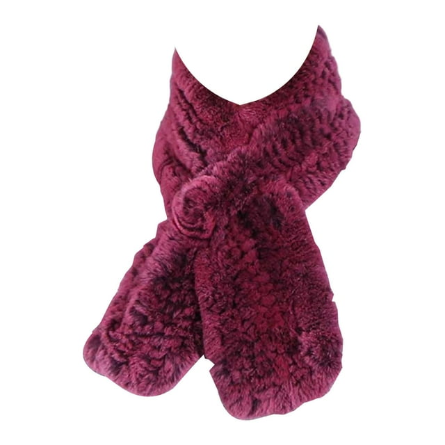 Bufanda de cuello de piel, cómoda y acogedora, ideal como regalo para Acción de , citas con chicas.