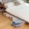 thumbnail image 6 of IRIS 50 Qt. Plastic Storage Bins with Lids, Stackable Storage Containers, Totes, 3 Pack, 6 of 10