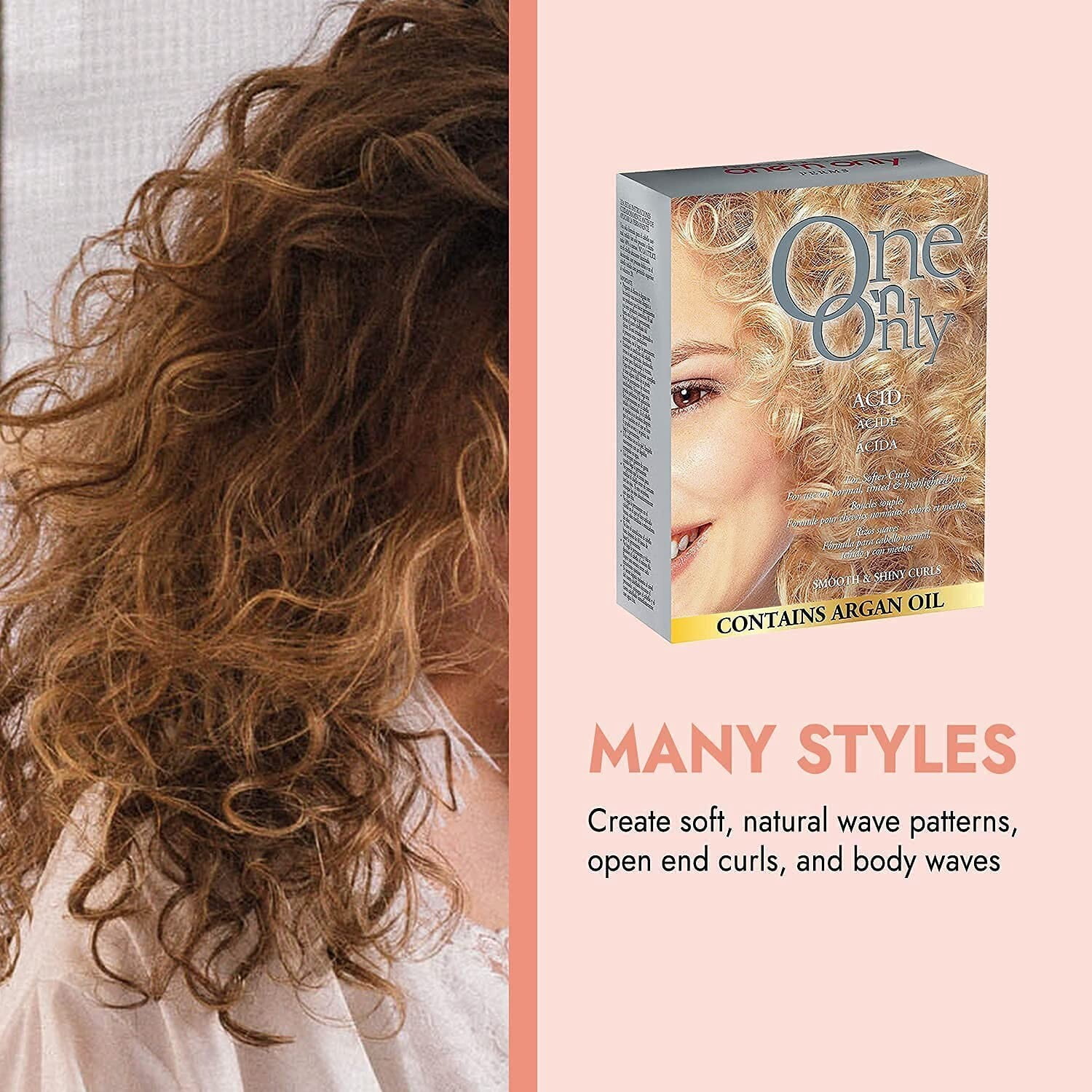 One 'n Only  Acid Perm For Normal , Tinted , Highlighted Hair perm Pack of 4