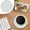Green, variant on Homesteed Silicone Coasters Drink Mat and Silicone Trivet for Hot Dishes Rubber Drink Set Cup Coaster for Coffee Table Desk and Home Decor
