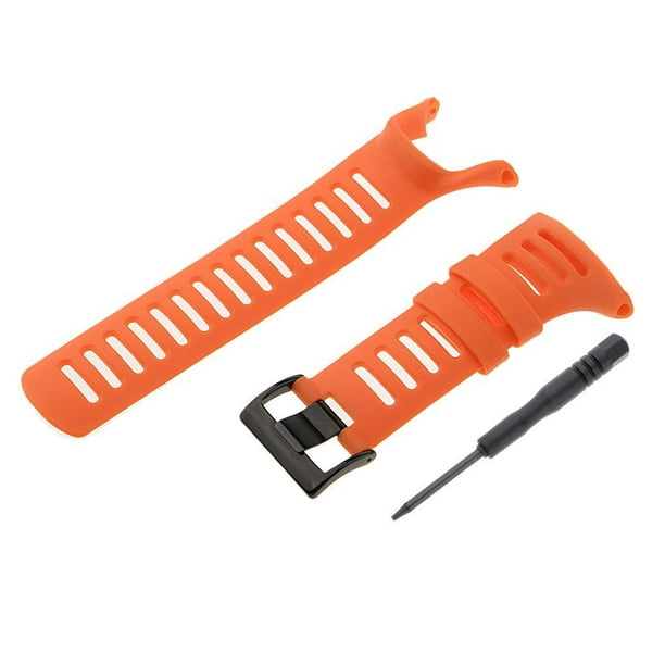 Correas de reloj de caucho Seitruly Ambit3 Ambit 2 Ambit 1 naranja negro 24 mm