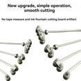 thumbnail image 5 of Positioning calipers for precise measurements&easy wood cutting,Circular saw guide,Precision Cutting Guide for Circular Saws,Adjustable Guide Rail, Stainless Steel Caliper Guide Rail, 5 of 6