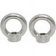 thumbnail image 5 of Dinheiro Tuerca anular M10, 6 piezas, tuerca de ojo de elevación de rosca de acero inoxidable 304, tuercas de ojal para accesorios de elevación, 5 of 5