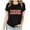 Black(Style 69), variant on Trendy Valentine'S Day T-Shirts for Women Summer Casual Short-Sleeve Round Neck Tops 95% Polyester 5% Spandex
