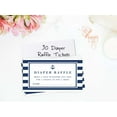thumbnail image 3 of Inkdotpot 30Baby ShowerDiaper Raffle Ticket Lottery Insert Cards Supplies Games For Baby Shower Party Nautical Bring A Pack Of Diapers To Win Favors Gifts And Prizes, 3 of 5