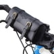 thumbnail image 3 of Wosthever Bolsa frontal Superficie lisa Mano de obra Bolsa montada Contenedor de accesorios mejorados Accesorios para scooter Paquete de manillar Ciclismo Negro 22.2*9.8*6 cm, 3 of 6