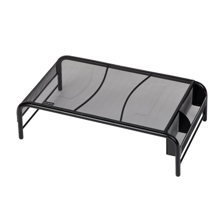 Metal Mesh Monitor Stand, Black photo 5