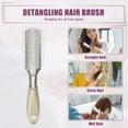 thumbnail image 7 of Unique Bargains Detangling Hair Brush for All Hair Types Silver Tone, 7 of 7