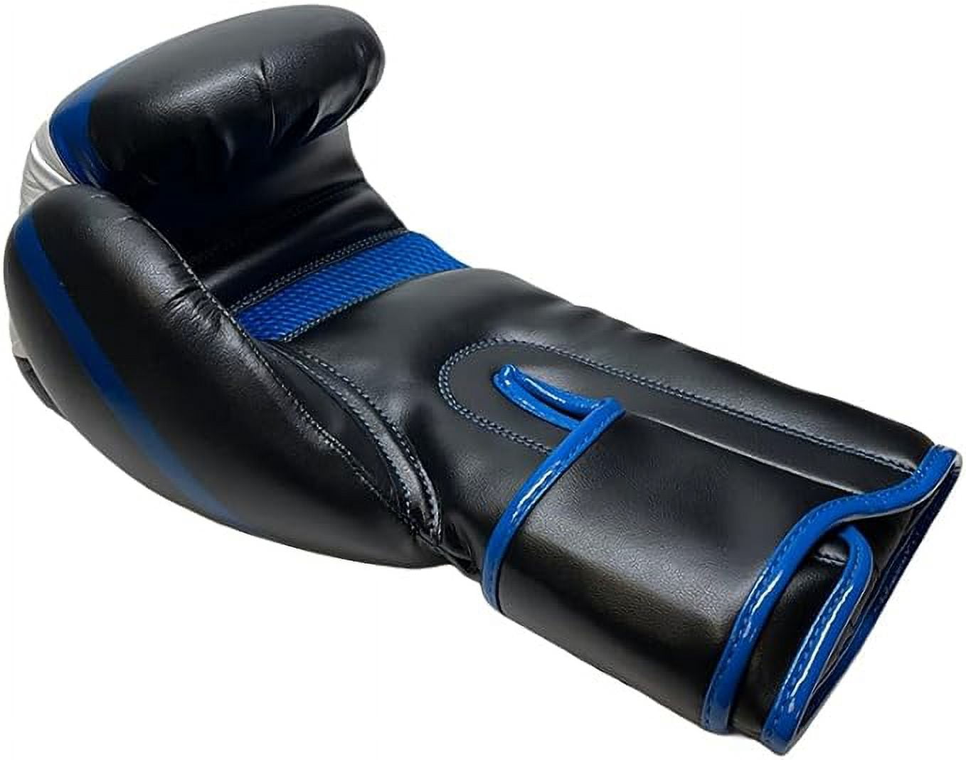 Invincible Fight Gear Standard Leather Hook and Loop Training Boxing Gloves in Ideal for Boxing, Kickboxing, Muay Thai, MMA for Men Women and Kids
